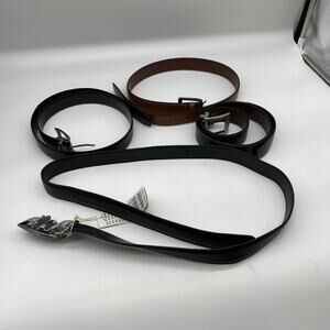 Men's Leather Belts bundle of 4